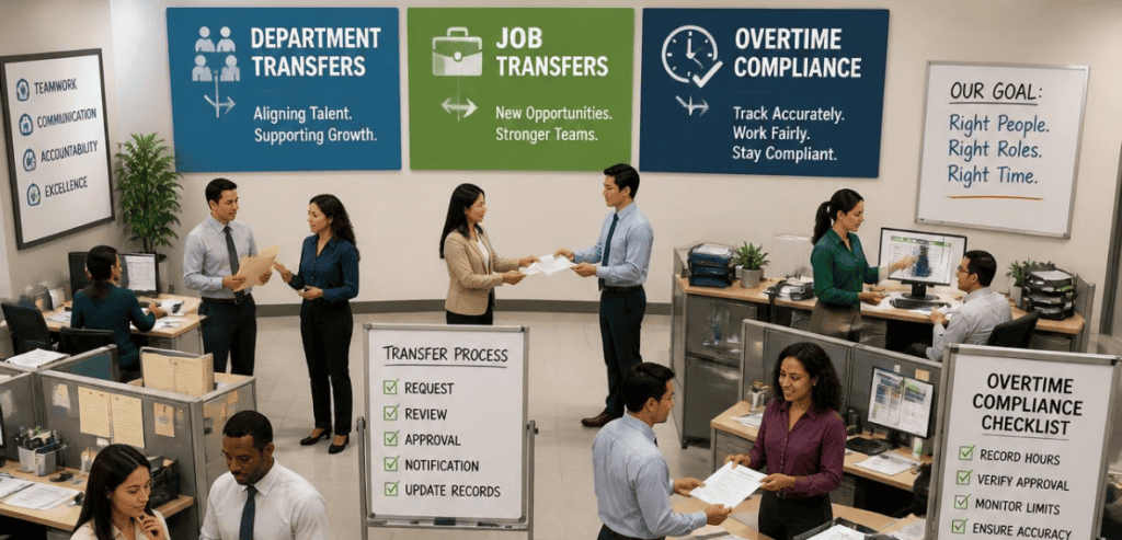 Department and Job Transfers and Overtime Compliance