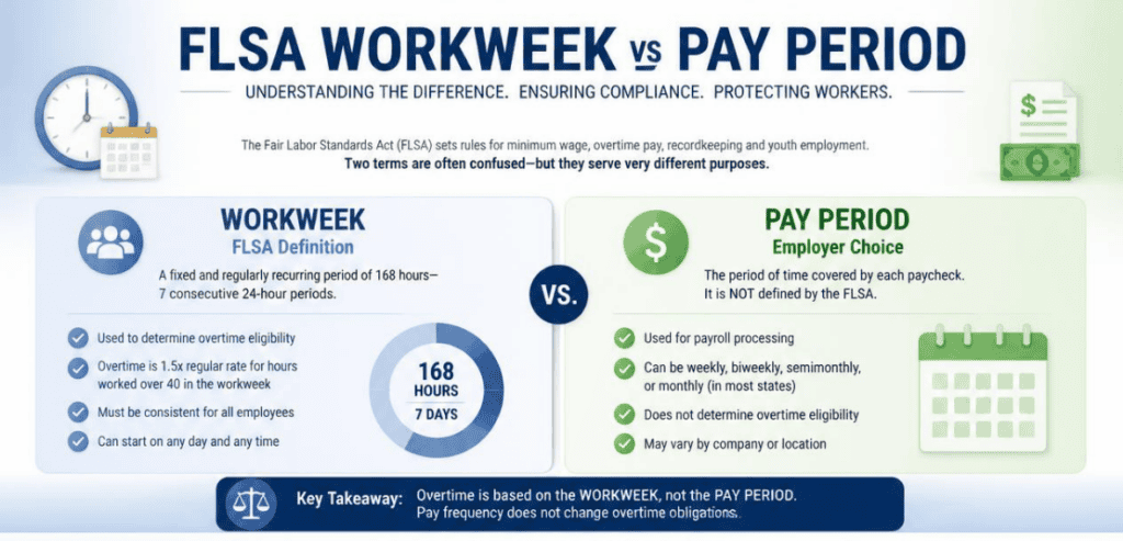 FLSA Workweek vs Pay Period