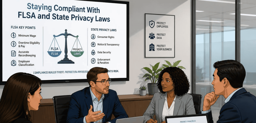 Staying Compliant With FLSA and State Privacy Laws